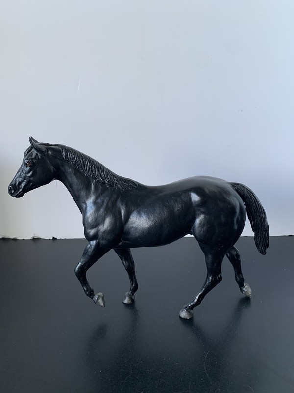 Breyer 992 Doc’s Keepin Time 1997 Stock Horse Stallion W/rarer Bi- Color Eyes
