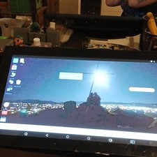 Large Black Android Touchscreen Tablet