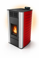 Pelletofen Zentralheizung Hydro wasserführend 18 kW bis 300m³ A+ 40 kg Tank BAFA