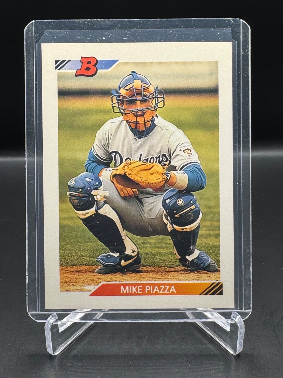 1992 BOWMAN!  MIKE PIAZZA!  RC!  LOS ANGELES DODGERS!  #461  NM-MT!