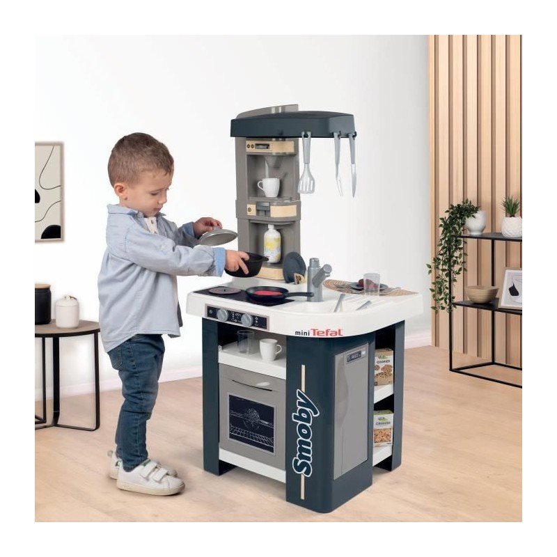 Cuisine Tefal Studio Smoby grand modèle 99cm avec dinette et électroménager - 3