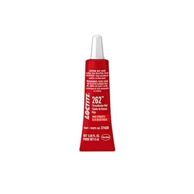 LOCTITE 262 Automotive Threadlocker Red   High Strength, High-Temp Thread Lock,