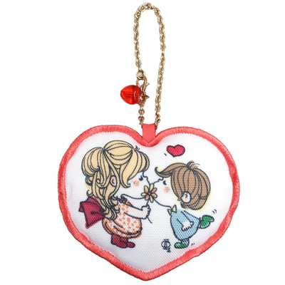 Nakajima Ado Mizumori Charm Mascot Keychain Lovely 204080-24 H8 x W9.5 x D2cm