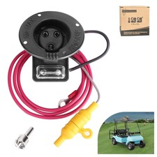 Charger Receptacle Fuse Assembly 48V for Club Car DS, Replace OEM 101802101,...