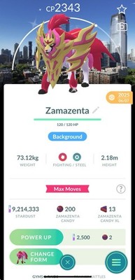 Pokemon Go Shiny New Jersey Go Fest Zamazenta Shield Form