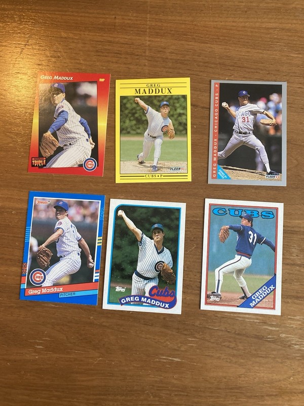⚾ Greg Maddux Card Lot – 40+ Cards, Braves / Cubs, w/ bonus Glavine & other Atl