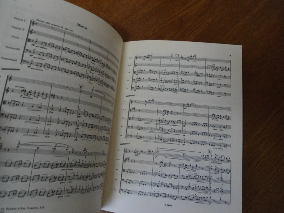 BENJAMIN BRITTEN Variations On A Theme Frank Bridge - Hawkes Pocket Scores No.64 - Image 4 of 4