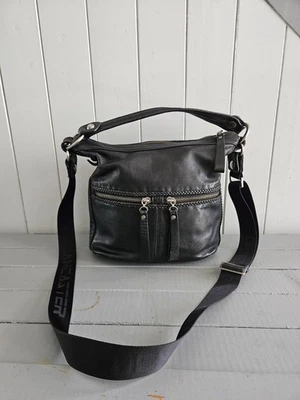 Sac cuir souple noir Lancaster - Photo 1/4