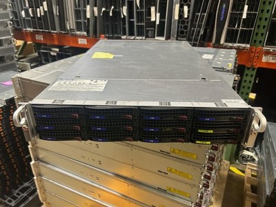 SuperMicro CSE-829U X10DRU-I+ 12x 3.5in SAS 2U Server w/ Motherboard, Dual Heats