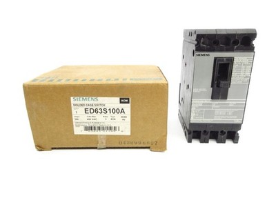 SIEMENS ED63S100A 600VAC 100A NSMP