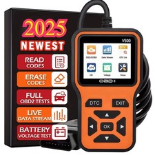 Car OBD2 Scanner Diagnostic Tool Code Reader, Car Voltage Tester Engine Fault Co
