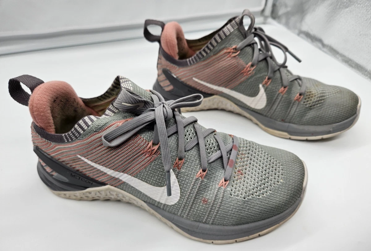 Nike Metcon Training Shoes Grey Pink White 924595-003 Nike Metcon 3 Metallic W for sale | eBay main image 2