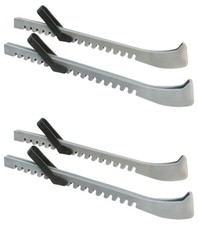 A R Sports Hockey Bladegards Skate Guard - Silver 2-Pack