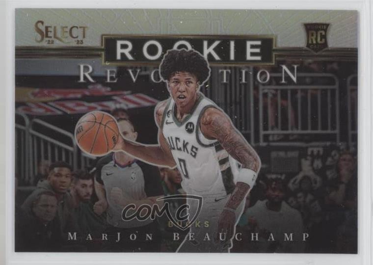 2022 Panini Select Rookie Revolution Silver Prizm MarJon Beauchamp #30 RC 03mh