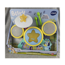 Bluey Hooray Drum Set Electronic Musical Toy 16 Songs Ages 3 . Sku J0012