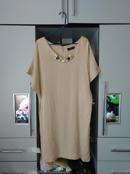 Women Piazza Sempione Dress Beige Elastane Other