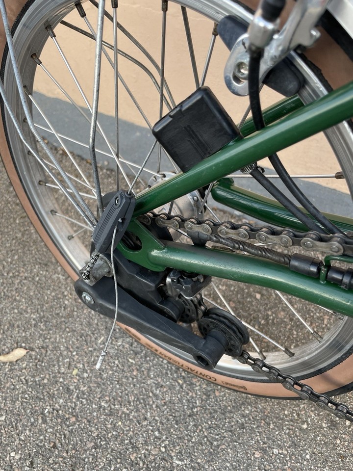 Brompton 6 speed Folding Bike fold up bicycle M6L C Line six gear ...