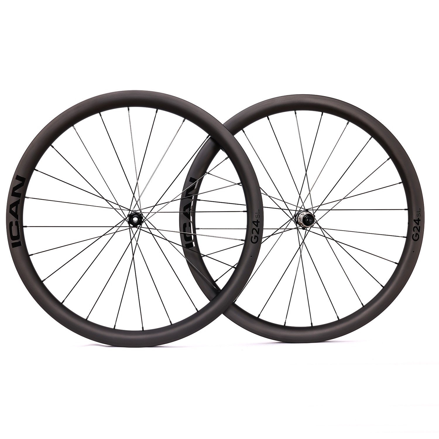 ICAN G24SL 1297g Carbon Gravel Bike Wheelset 700C 25mm Inner Width