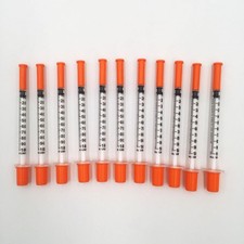 100 ct 31 Gauge 5/16 inch Needle, 1ml Disposable Lab Dispensing Supplies,