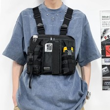 Chest Rig Bag Hip Hop Streetwear Vest Bag Unisex Chest Pack Adjustable