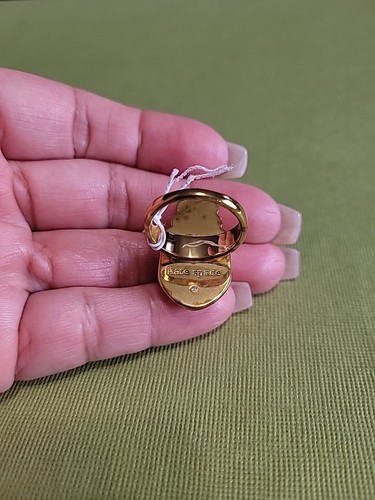 KATE SPADE NY LOVE BUGS JADEKÄFER STATEMENT-RING IN ROUGE PINK. Gr. 8 Neu mit Etikett - Bild 6 von 10