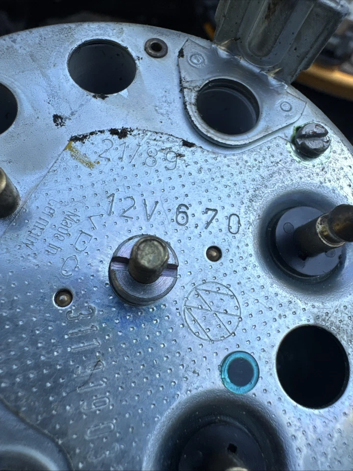 German Fuel Gauge VW Volkswagen VDO OE Type 3 Squareback Fastback Notchback Vtg - Image 2 of 4