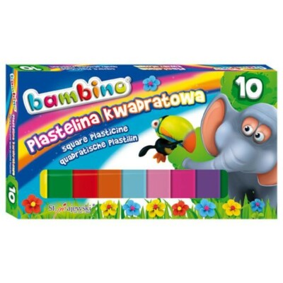 Bambino Plastilin-Knete – 24 Stangen In Kräftigen Farben, Made In Germany
