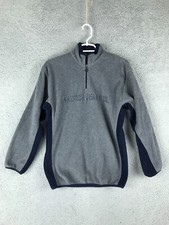 Nautica Jeans Co Boys Long Sleeve 1/4 Zip Mock Neck Fleece Jacket Size XL 20