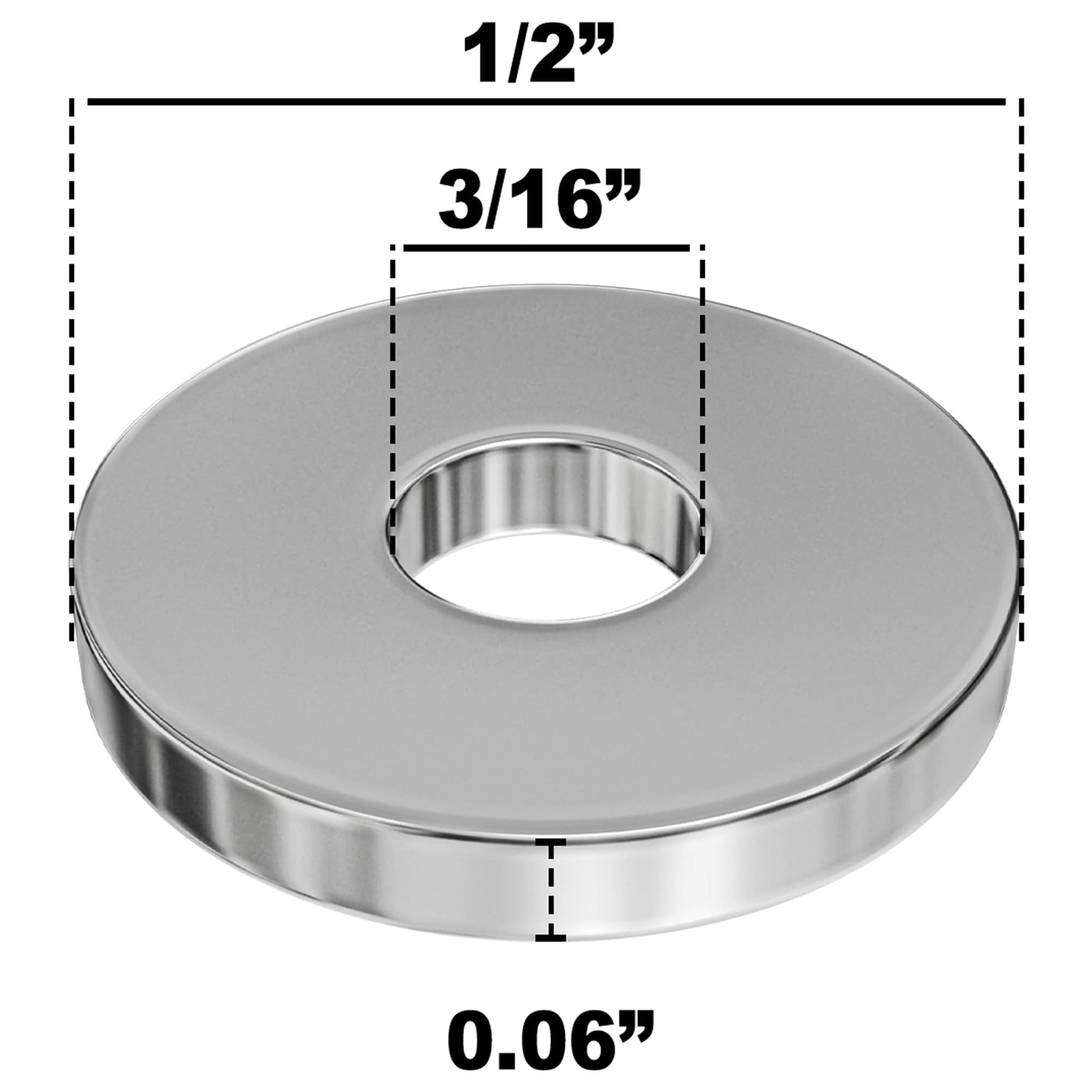 Backup POP Rivet Washers Aluminum Rivets for 3/16" Diameter, 300pcs eBay