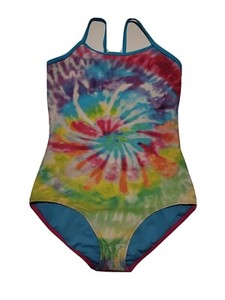 Xhilaration Chicas XL 14-16 Tie Dye Forrada De Una Pieza Traje de Baño Traje  de Baño | eBay
