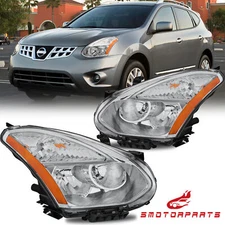 Pair Halogen Headlights For 2008-2013 Nissan Rogue 2014-2015 Rogue Select