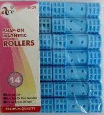 36-Piece Plastic Snap-On Hair Rollers Set, Assorted Colors and Sizes — listing 5