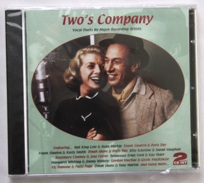 TWO'S COMPANY VOCAL DUETS [NEW CD] 2 DISC SET COMPILATION VARIOUS