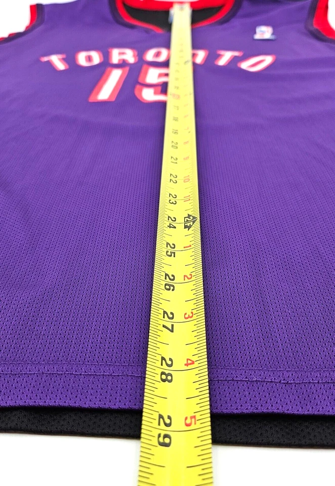 Camiseta deportiva de baloncesto vintage de los Toronto Raptors Vince Carter campeón de la NBA 44 grande Foto 3 de 4