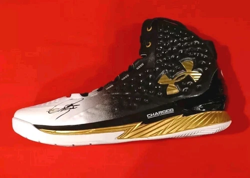 Stephen Curry Golden State Warriors NBA Autographed Signed MVP Sneaker Shoe PSA