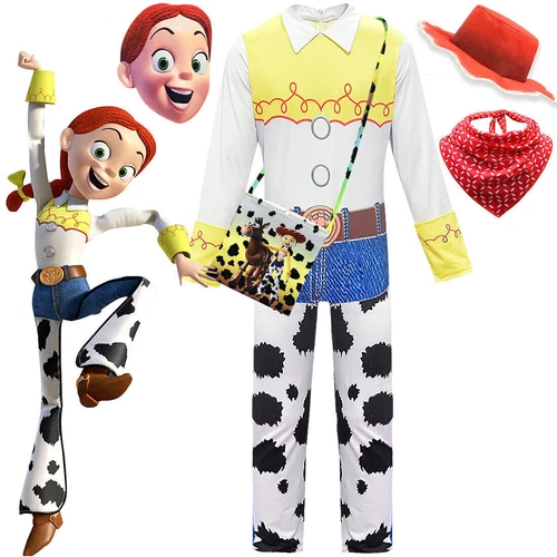 Toy Story Woody Jessie Buzz Lightyear Outfits Cosplay Costume Adult Kids Fancy - Picture 4 of 85