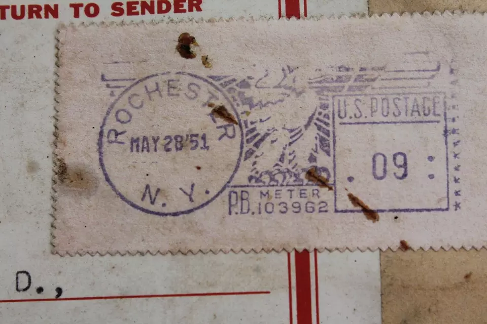 1950s NOS Fishing Rod Holder - Interior Roof Headliner Vintage Car Pole Carrier - Image 3 of 4