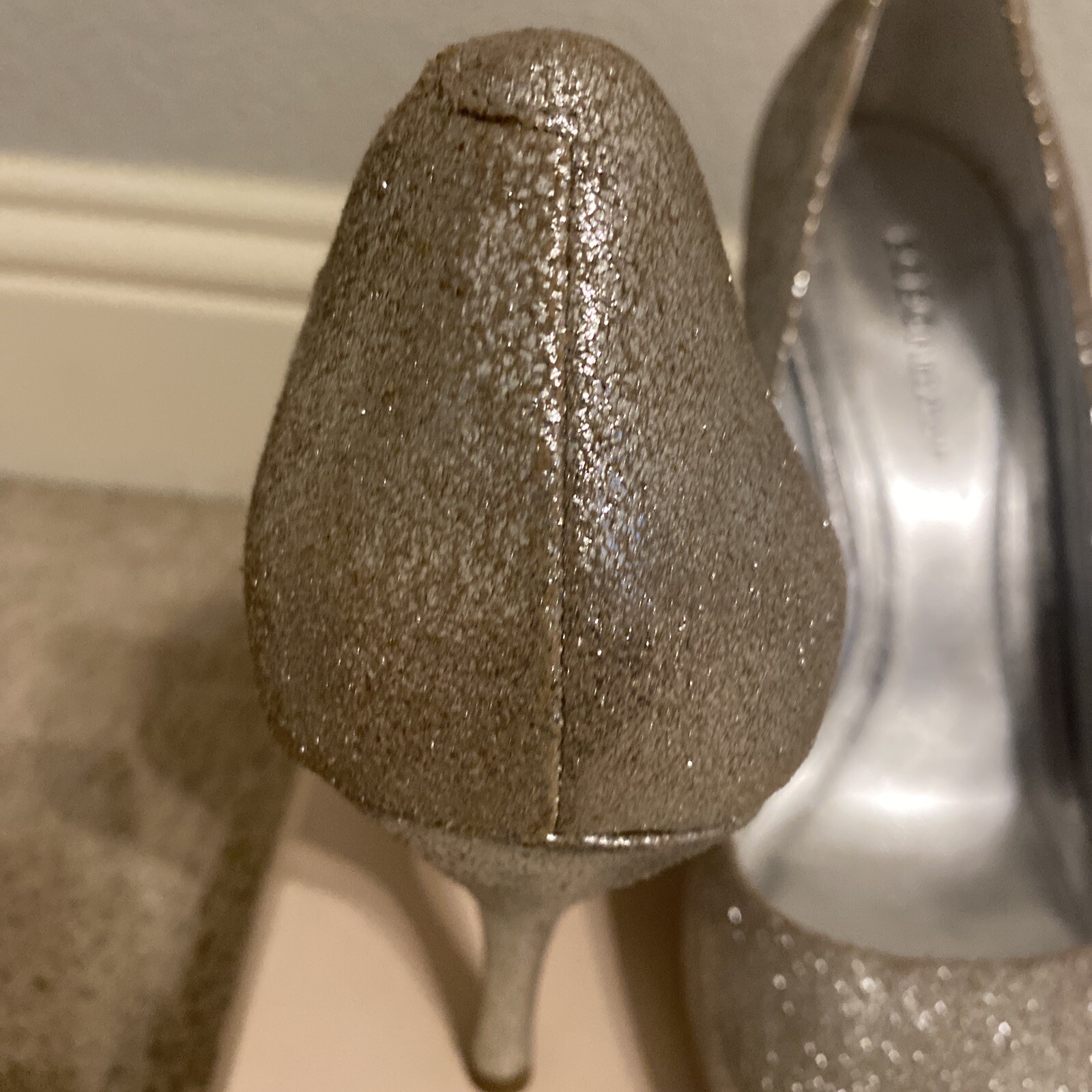 BCBG Generation heels Open Toe /peep kToe Leather… - image 4