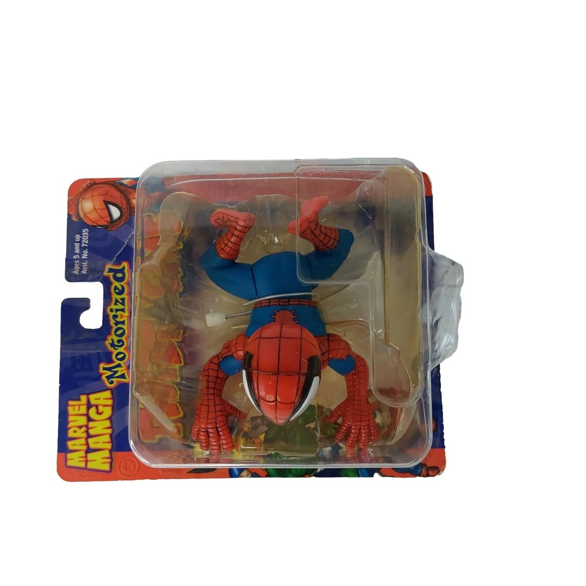 スパイダーマン 2003.MARVEL Vintage Marvel Manga Motorized Twist Em's Spider-Man Rare Toy
