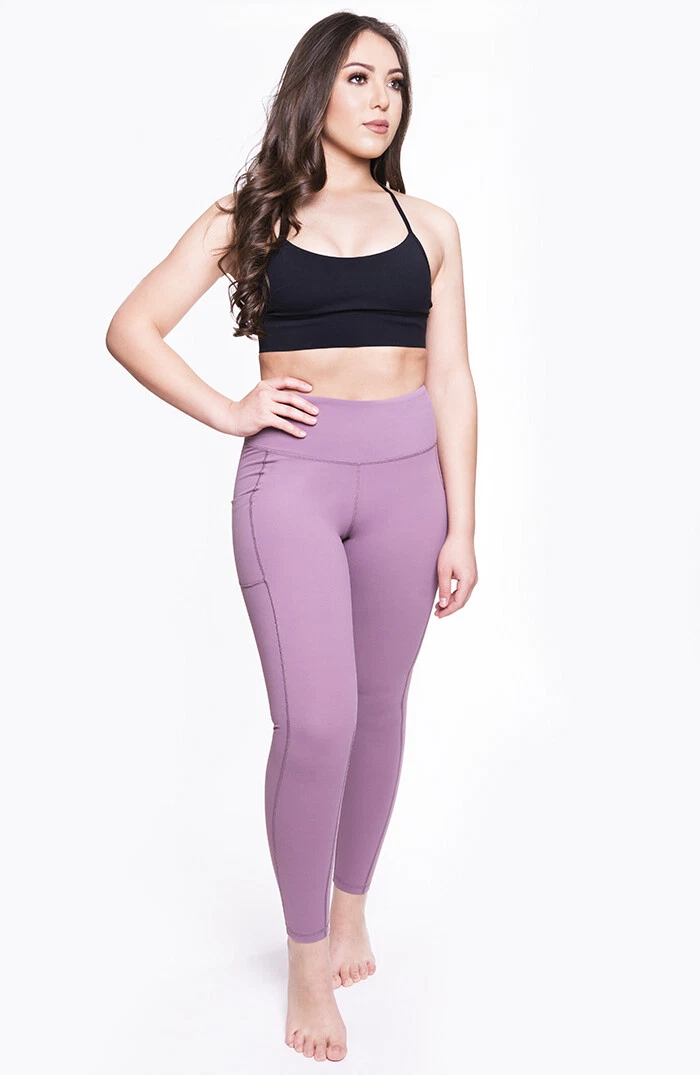 Lilac top yoga pants