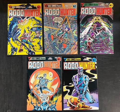 Sam Slade Robo-Hunter (1984) #'s 1-5 VF- (7.5) Complete Set of 5 Eagle Comics - 第 1/1 張圖片