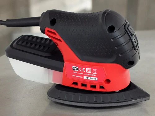 Pro Mini Detail Sander Power 240V 75W + Staubbox + Schleifblätter - Bild 9 von 21