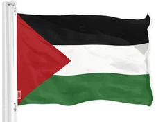 G128 Palestine Palestinian Flag 3x5 Ft LiteWeave Series Printed 150D Polyester