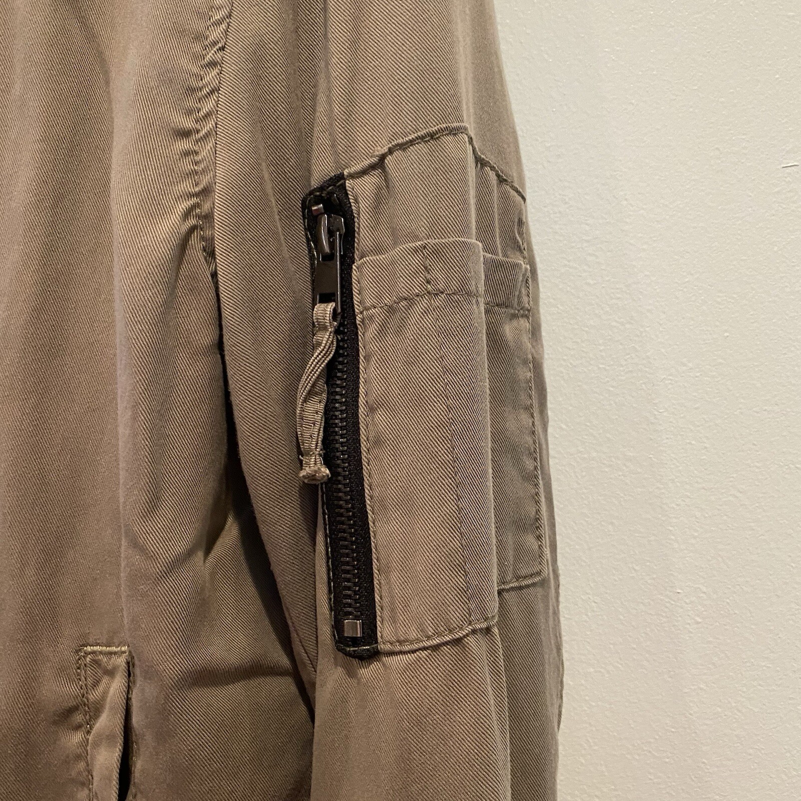 Cielo Basic Bomber Jacket Women Large Olive Green… - image 6