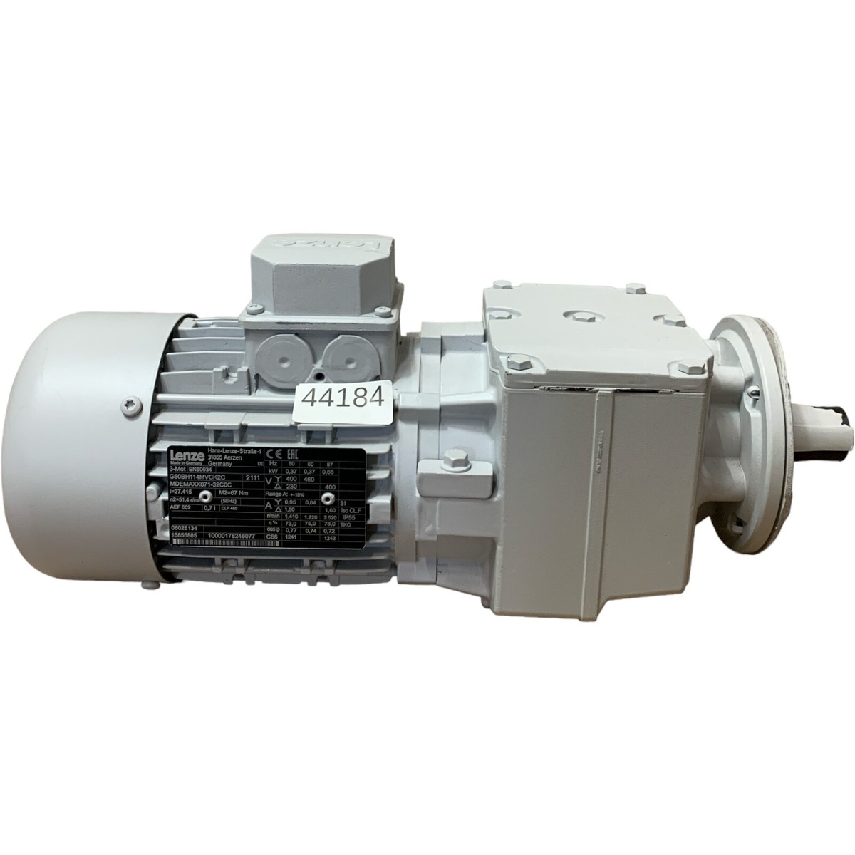Lenze 0.37KW 15Min G50BH114MVCK2C MDEMAXX071-32C0C Gear Motor I