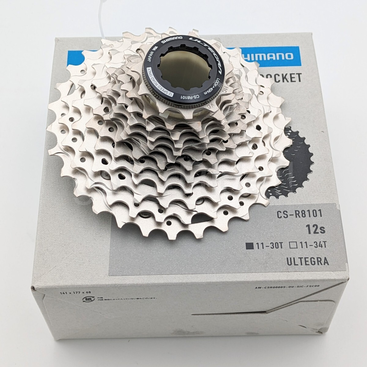 新品未使用 シマノ Ultegra CS-R8100 11-30T 12s Shimano Ultegra CS-R8100 Cassette 12-speed - silver/black