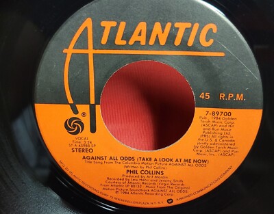 Phil Collins - Against All Odds - The Search - Atlantic - 7-89700