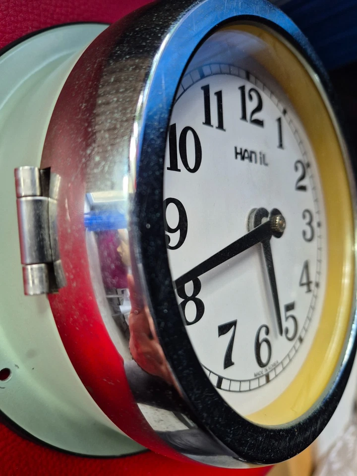 HaniL SSC-320 Reloj Esclavo Marina Capitán Redia Habitación Nave 6.25"" Esfera Esclavaje 24V Foto 2 de 4