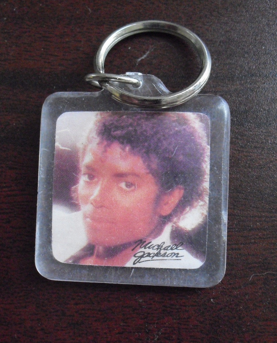 Vintage 1980s Plastic Michael Jackson Keychain Thriller | eBay