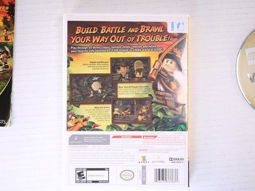 LEGO Indiana Jones: The Original Adventures (Nintendo Wii, 2008) Complete Tested - Picture 3 of 11